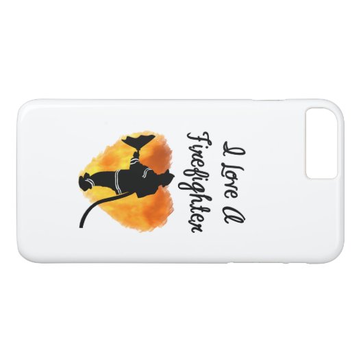 私は消防士を愛します Case-Mate iPhoneケース (裏面(横))