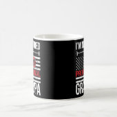 私は消防士退職したおじいちゃん コーヒーマグカップ (中央)