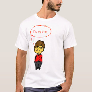 私は深刻です Tシャツ