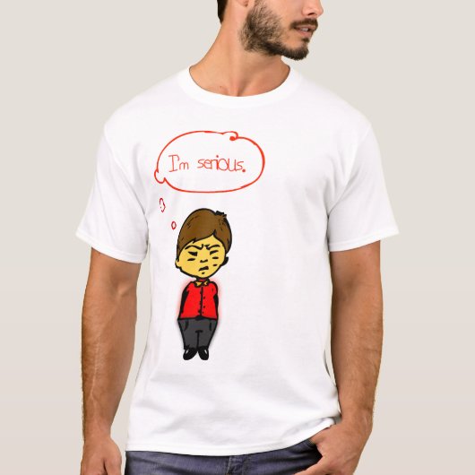 私は深刻です Tシャツ (正面)