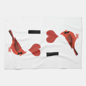 私は深紅色 キッチンタオル (横)