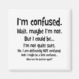 私は混乱している… マグネット