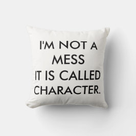 私は混乱ではないです! ふっかりした装飾の装飾用クッション クッション