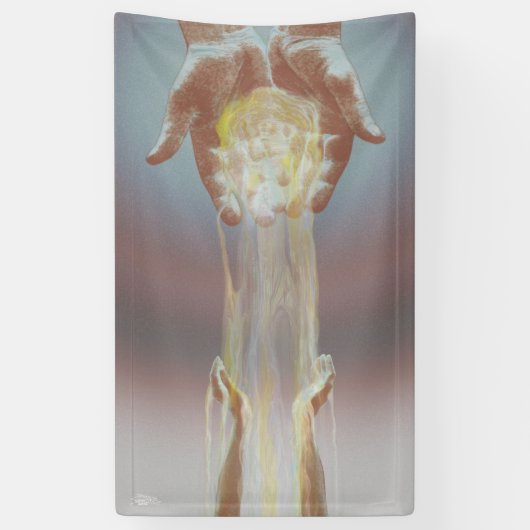 私は渇く 横断幕 (縦)