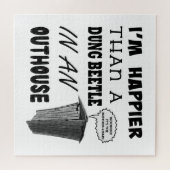 私は温室の糞の虫より幸せだ ジグソーパズル (横)