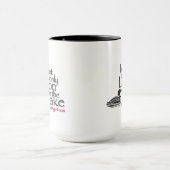 私は湖の上の唯一の浮浪者ではない マグカップ (中央)