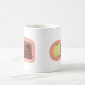 私は溶岩あなたがチョコレート溶融ケーキプンマグ コーヒーマグカップ (中央)