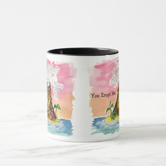 私は溶岩あなた、あなたは私の漫画の火山を噴火した マグカップ (中央)