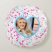 私は滞在することをもし約束し、あなたは決して離れいない。 ラウンドクッション (正面)