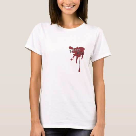 私は滴り- Tシャツ--を愛します Tシャツ (正面)