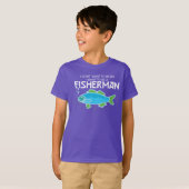 …私は漁師になりたいと思います -- 子供のTシャツ Tシャツ (正面フル)