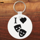 私は演劇が大好き キーホルダー (正面)