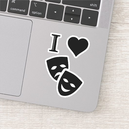 私は演劇が大好き シール (詳細)