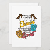 私は演劇のクイーンで演劇は私のスポーツ劇場である シーズンカード (正面/裏面)