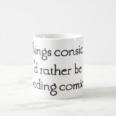 「私は漫画になる読」コーヒーマグ コーヒーマグカップ (中央)