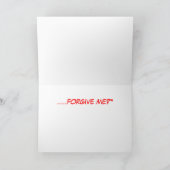 私は漫画をごめんね カード (内部)