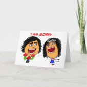 私は漫画をごめんね カード (正面)