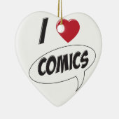 私は漫画を愛します! *Heart* セラミックオーナメント (右)