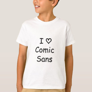 私は漫画をSans愛します! Tシャツ