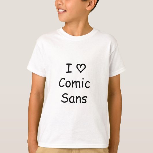 私は漫画をSans愛します! Tシャツ (正面)