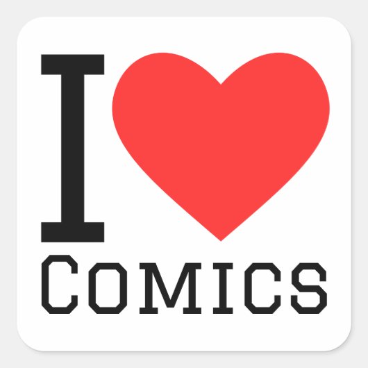 私は漫画 スクエアシール (正面)