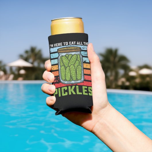 私は漬物の食べ全ヴィンテージに来た スリム缶クーラー (インサイチュ プール)