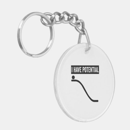 私は潜在的なエネルギーがある キーホルダー (正面左)
