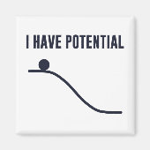 私は潜在的なエネルギーがある マグネット (正面)