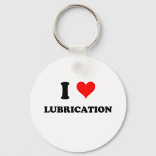 私は潤滑を愛します キーホルダー
