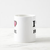 私は火を愛します コーヒーマグカップ (中央)
