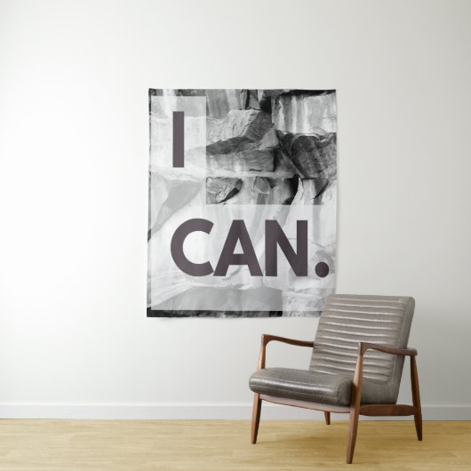 私は灰色の石の岩ができる タペストリー (インサイチュ)