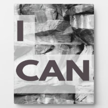 私は灰色の石の岩ができる