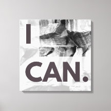 私は灰色の石の岩を伸ばしキャンバス印刷できる