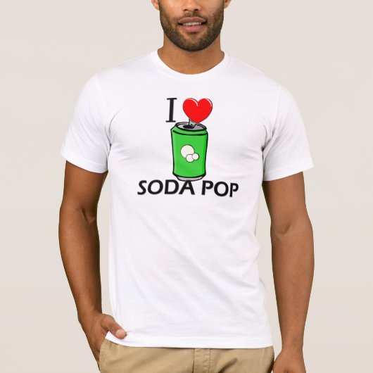 私は炭酸水を愛します Tシャツ (正面)
