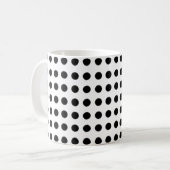 私は点を愛します コーヒーマグカップ (正面左)