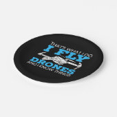 私は無人機を操縦する ペーパープレート (アングル)