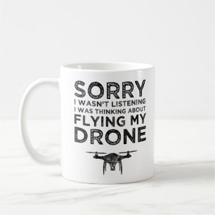 私は無人聞機考えるには気が飛んでいる付かない コーヒーマグカップ