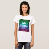 私は無制限です Tシャツ (正面フル)