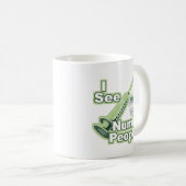 私は無感覚な人々に会います コーヒーマグカップ (正面右)