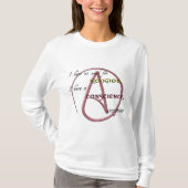 私は無神論的な記号を用いる宗教のための必要性を有しません Tシャツ (正面)