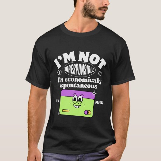 私は無責任ではありません Tシャツ (正面)