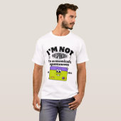 私は無責任なのではなく、経済的に奔放なだけ Tシャツ (正面フル)