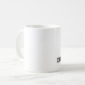 私は無関心であることを愛します コーヒーマグカップ (正面左)