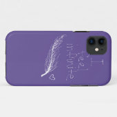 私は無限羽のハートの紫色のiphone 5の箱を感じます Case-Mate iPhoneケース (裏面(横))