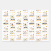 私は無音ドラマーをおもしろい破壊 ラッピングペーパーシート (正面)