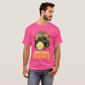 私は無音ドラムドラムを破壊する Tシャツ (正面フル)