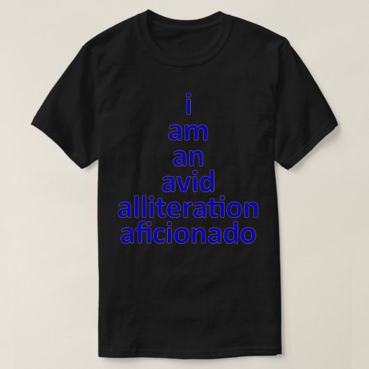 私は無音暗記に熱心なAutionado面白いW Tシャツ (デザイン正面)