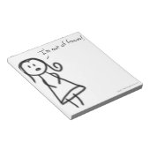 私は焦点が合わない ノートパッド (アングル)