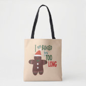 私は焼いたクリスマスが長かった トートバッグ (正面)