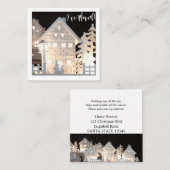 私は照らされたクリスマスの家を動かしました エンクロージャーカード (正面/裏面)